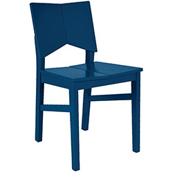 Cadeira de Jantar Carioquinha Azul - Orb