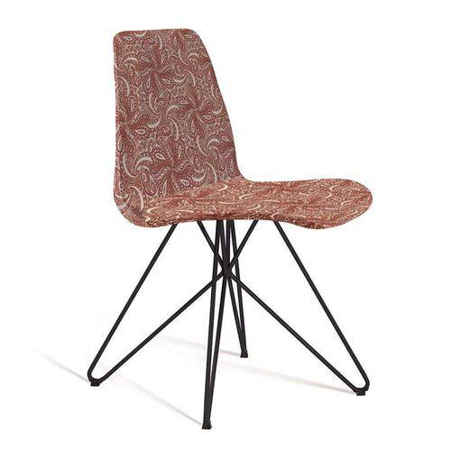 Tamanhos, Medidas e Dimensões do produto Cadeira de Jantar Eames Butterfly Bege e Marsala