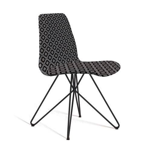 Tamanhos, Medidas e Dimensões do produto Cadeira de Jantar Eames Butterfly Preto e Preto