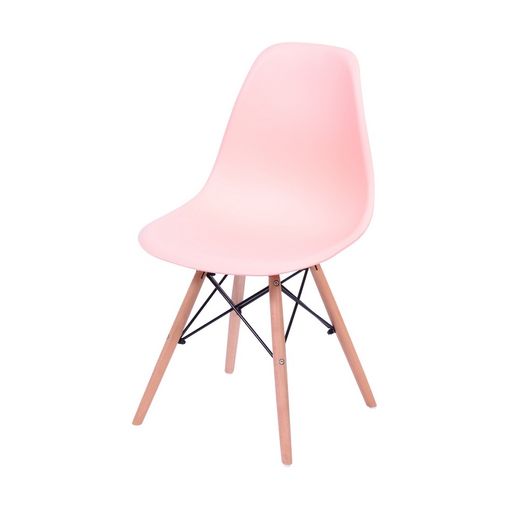 Cadeira de Jantar Eames Wood Salmão 1102B OR Design