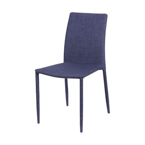 Cadeira de Jantar Glam Jeans Azul - Or Design - Azul Marinho
