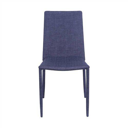 Cadeira de Jantar Glam Jeans Azul - Or Design