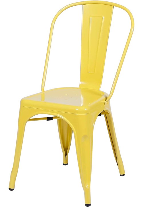Cadeira de Jantar Retrô OR Design Amarelo
