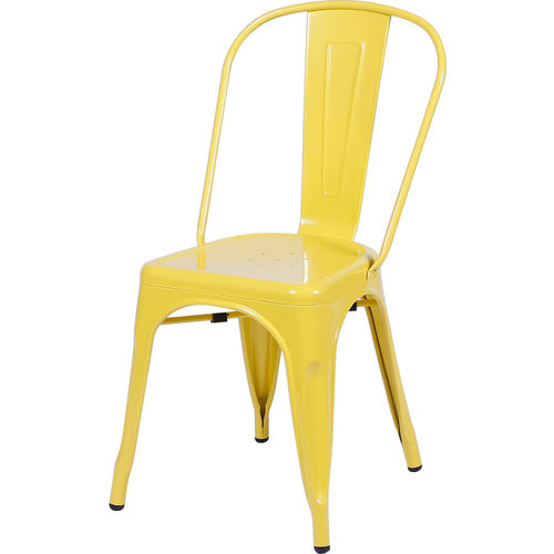 Cadeira de Jantar Retrô Ór Design Amarelo