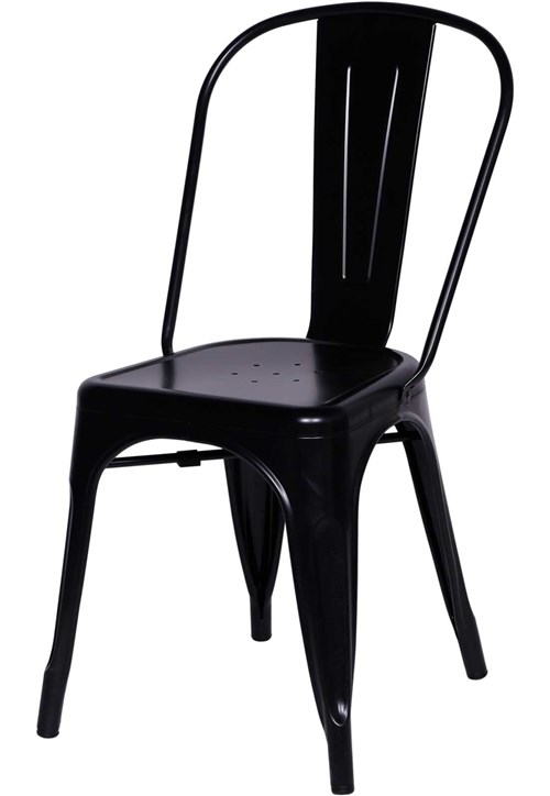 Cadeira de Jantar Retrô OR Design Preto