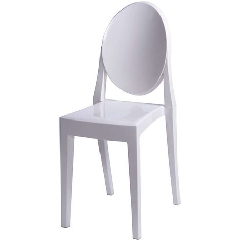 Cadeira de Jar Invisible S/ Braço Or1107b Or Design - Branco