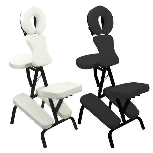 Cadeira de Massagem Portátil Dobrável Branco