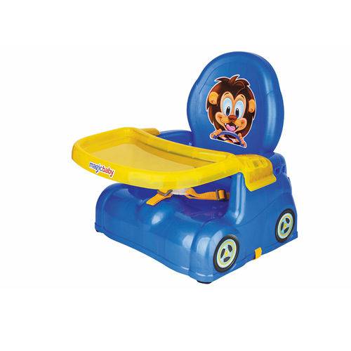 Cadeira de Papinha Azul Leão 4776 - Magic Toys