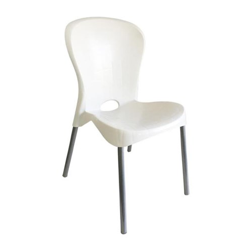 Cadeira de Plástico Montes Claros Branca - Reobote