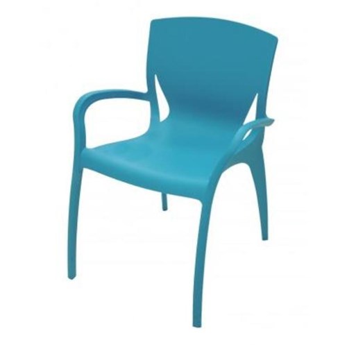 Cadeira de Polipropileno e Fibra de Vidro Azul Claro - Tramontina (Azul Claro)