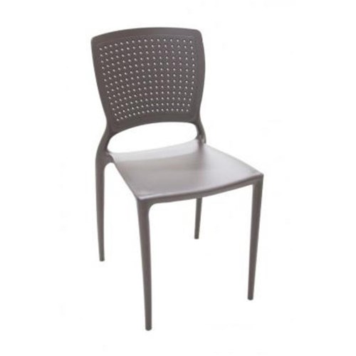 Cadeira de Polipropileno e Fibra de Vidro Marrom - Safira - Tramontina (Marrom)