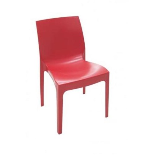 Cadeira de Polipropileno Vermelha - Alice Satinada - Tramontina