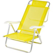 Cadeira de Praia Mor Sol de Verão Amarela