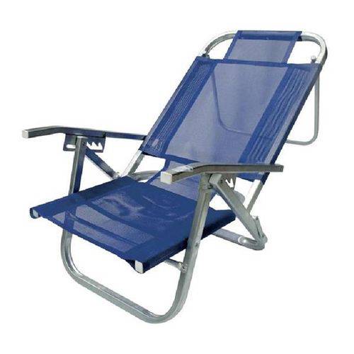 Cadeira de Praia Reclinável Copacabana Azul Royal - Botafogo