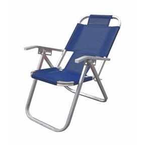 Cadeira de Praia Reclinavel Ipanema Extra Alta 5 Posições
