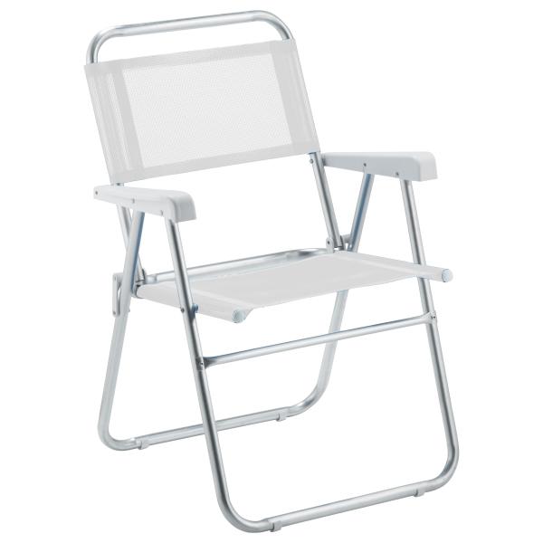 Cadeira de Praia Sun Aluminio Branco - Amvc
