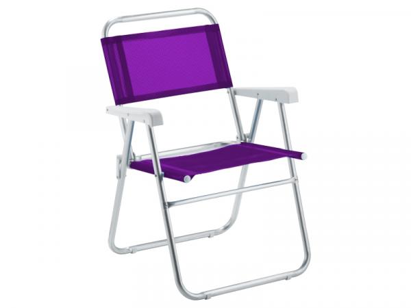Cadeira de Praia Sun Alumínio Lilás - Amvc