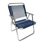 Cadeira de Praia Xl Alumínio Azul Royal