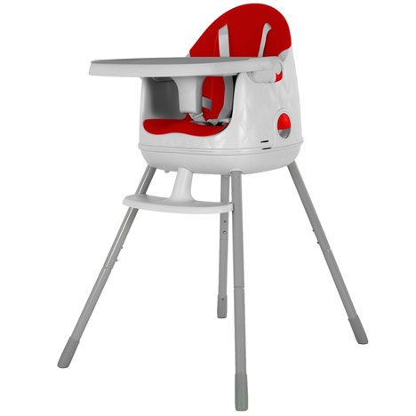Cadeira de Refeição Jelly Safety 1St - Vermelho
