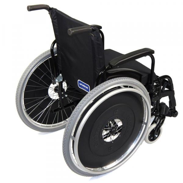 Cadeira de Rodas Alumínio AVD Ortobras Dobrável em X FFFFFF 50cm