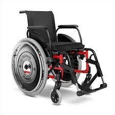 Cadeira de Rodas Alumínio Avd Ortobras Dobrável em X (Preto)