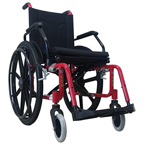 Cadeira de Rodas CDS H10 (Vermelha, 40CM)