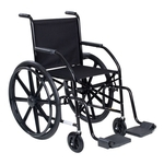 Cadeira De Rodas Dobrável Preta - Cds 101