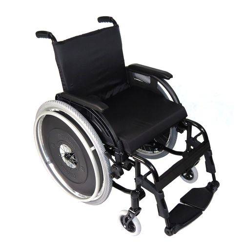 Cadeira de Rodas K3 Alumínio Pés Removíveis 40cm Prata Ortobras (cód. 16271)