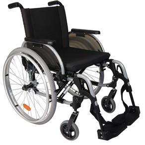 Cadeira de Rodas Start M1 Ottobock Alumínio 38cm com Encosto Tensionável Dobrável X