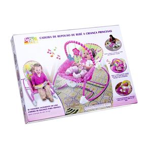 Cadeira Descanso Bebê Baby Style Vibrat. Musical Princesas