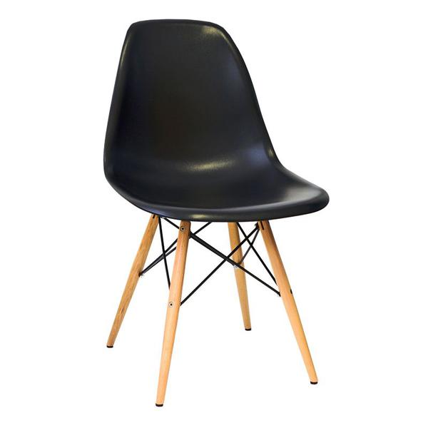 Cadeira Design Charles Eames PW071 Preta - Pelegrin