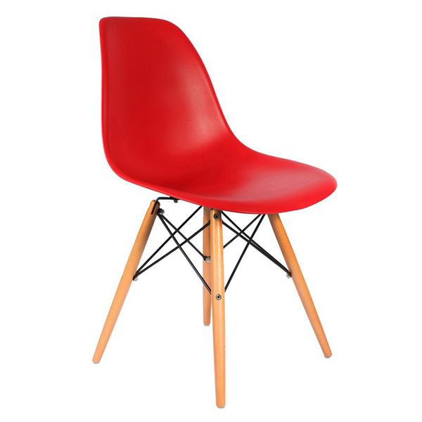 Cadeira Design Charles Eames PW071 Vermelha - Pelegrin