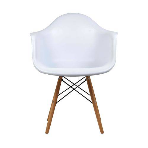 Cadeira Design Charles Eames Wood Branca Tl Cdd-05-2 Trevalla