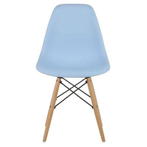Tudo sobre 'Cadeira Design Dsw Charles Eames Base Madeira Azul Claro'