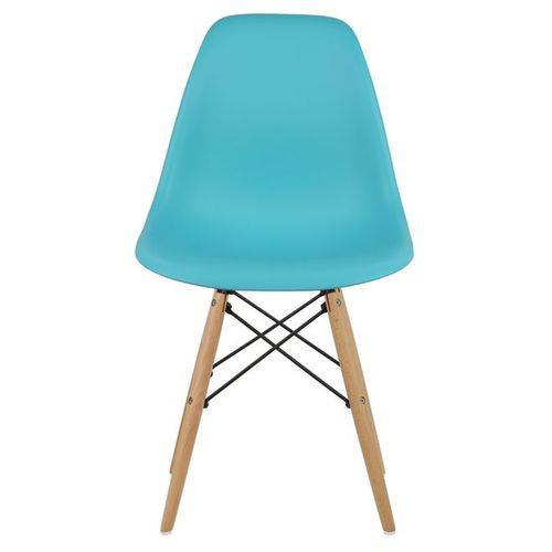 Tudo sobre 'Cadeira Design Dsw Charles Eames Base Madeira Azul Tiffany'