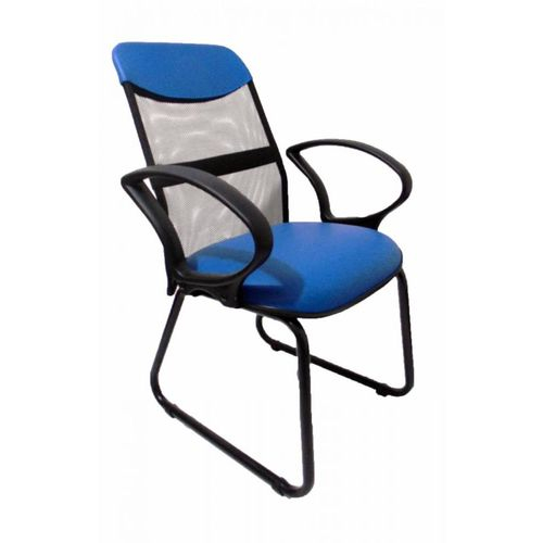 Cadeira Diretor Soft Fixa Azul