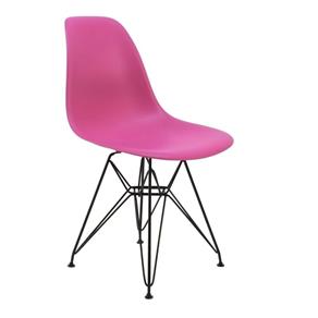 Cadeira Dkr Metal Preto Charles Eames - ROSA