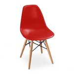 Cadeira Dkr Wood Infantil Vermelha Byart - Vermelho