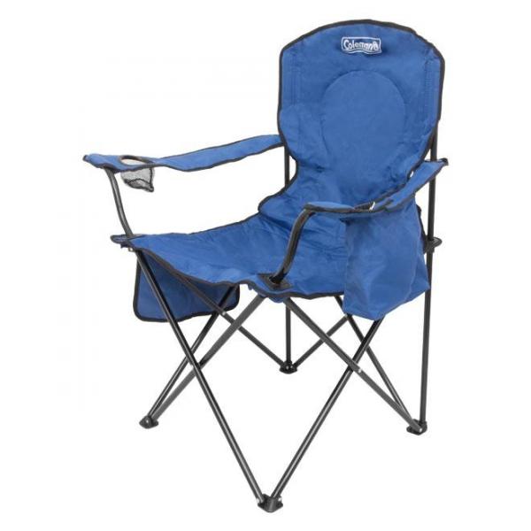 Cadeira Dobrável Azul com Cooler - Coleman