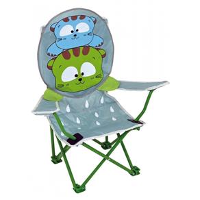 Cadeira Dobrável Infantil Gatoons - Mor - Verde Cinza