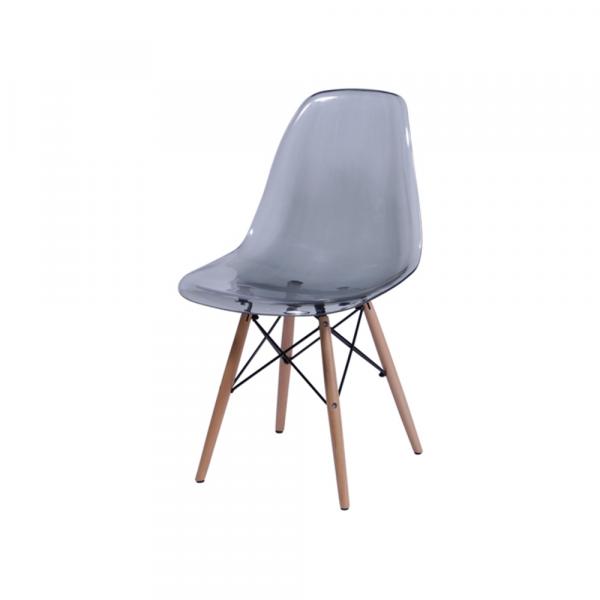Cadeira Eames Dkr Base Madeira - Fume - Or Design