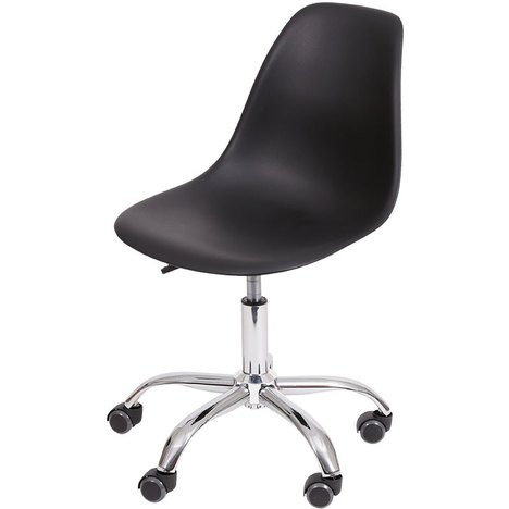 Cadeira Eames Dkr C/ Rodízio Or-1102R Or Design - Preto