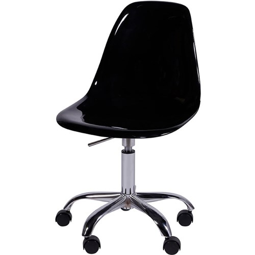 Cadeira Eames Dkr Or-1101Rpc com Rodízio Or Design - Preto