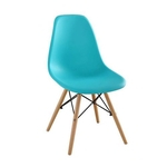 Cadeira Eames DSW - Azul Turquesa