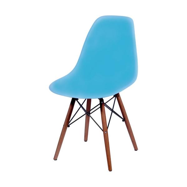 Cadeira Eames DSW Base Escura Azul - Or Design