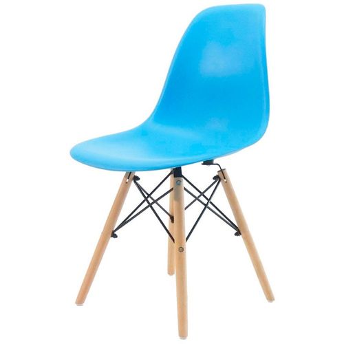 Cadeira Eames DSW Wood Polipropileno