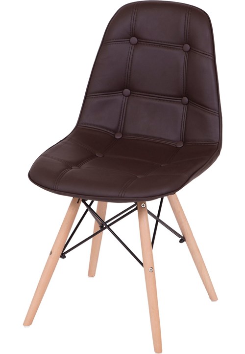 Cadeira Eames Eifeel Botone OR Design Marrom