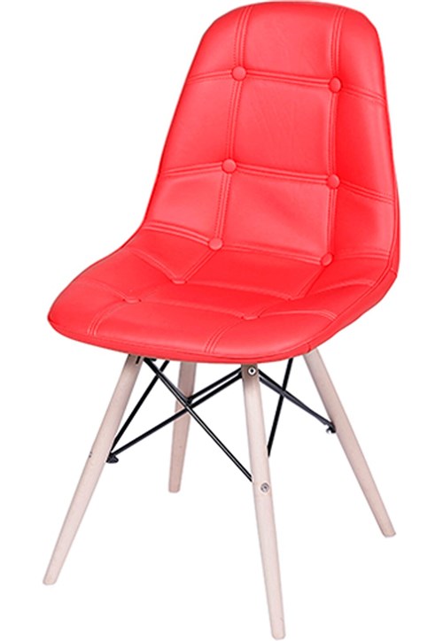Cadeira Eames Eifeel Botone OR Design Vermelho