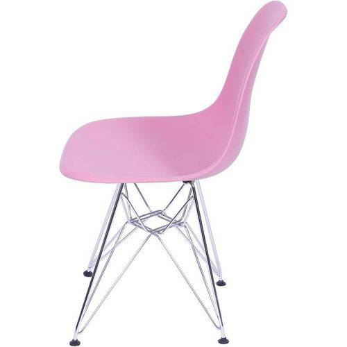 Cadeira Eames Eiffel Rosa PP Or Design 1102