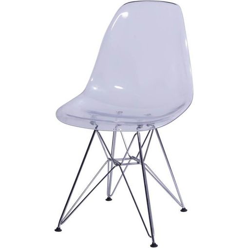 Cadeira Eames Eiffel Transparente PC OR Design 1101
